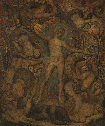 The Spiritual Form of Nelson Guiding Leviathan William Blake